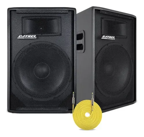 Caixa Ativa + Passiva 15 600w Titanium Show Bar Voz Violão
