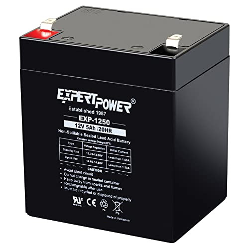 Batería De Alarma De Hogar Exp1250 12v 5ah Terminales ...