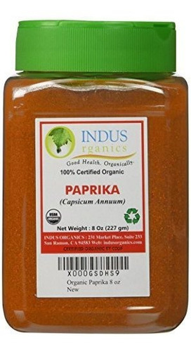 Paprika - Indus Organics Powder, Paprika, 8 Ounce