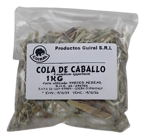 Infusión Hierbas De Cola De Caballo Guiral X 1 Kg