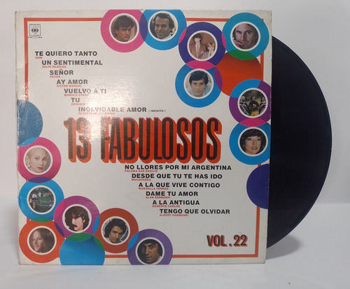 Disco Lp 13 Fabulosos / Vol 22