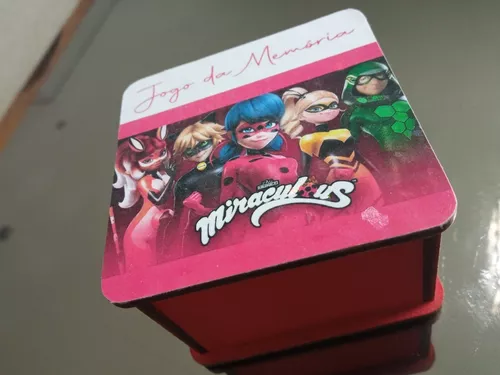 Jogo Da Memória Miraculous Ladybug 24 Peças – Madeira – Maior Loja de  Brinquedos da Região