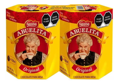 Chocolate De Mesa Abuelita Nestlé 2 Pzas De 630 G C/u