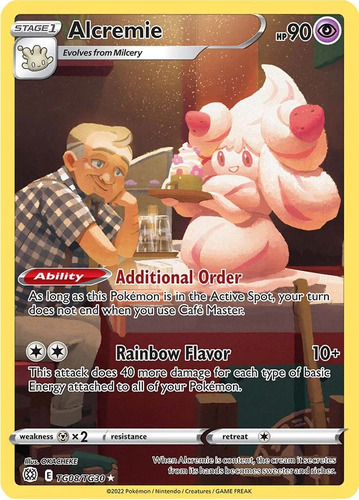 Alcremie Pokémon Tcg Carta Original