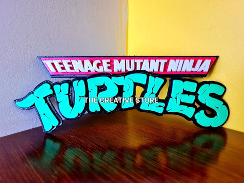 Tmnt - Tortugas Ninja - Logo 3d.