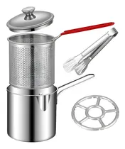 Comprar Freidora Acero 3 En 1 Olla Para Freír Portátil Cocina Pequeñ