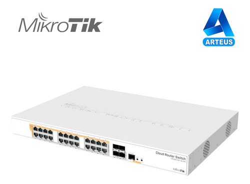 Mikrotik Crs328-24p-4s+rm, Cloud Router Switch Poe 28p Giga