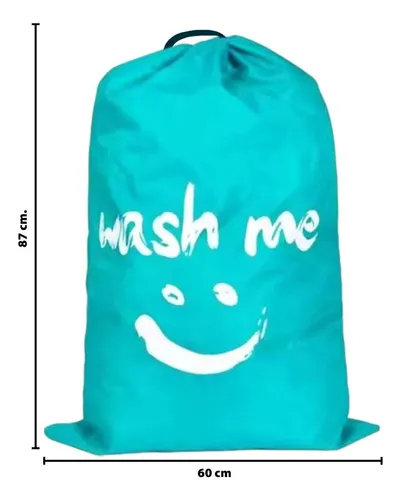 Canasto Bolsa Para Ropa Sucia Plegable Ideal Para Viaje Color Gris