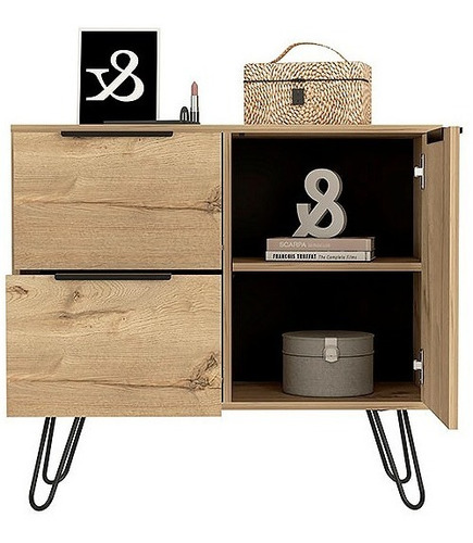 Comoda Doble Concept D-73 2p+1c 83x35x69 Cms Duna Wengue