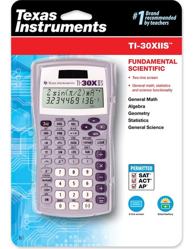 Calculadora Científica Texas Ti-30xiis Lavanda