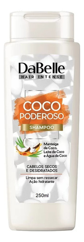 Shampoo Dabelle Coco Poderoso - Cabelos Secos E Desidratados