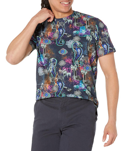 Robert Graham Camiseta Under The Sea Para Hombre, Multicolor