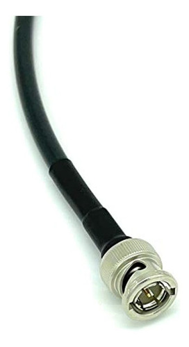 Cable Rg59 3g / 6g Hd Sdi Bnc De 200 Pies - Negro