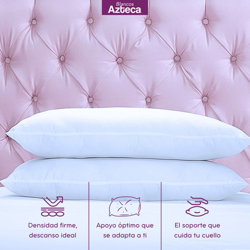 Pacote Com 2 Unidades King Size Microfibra Firmes. Blancos A