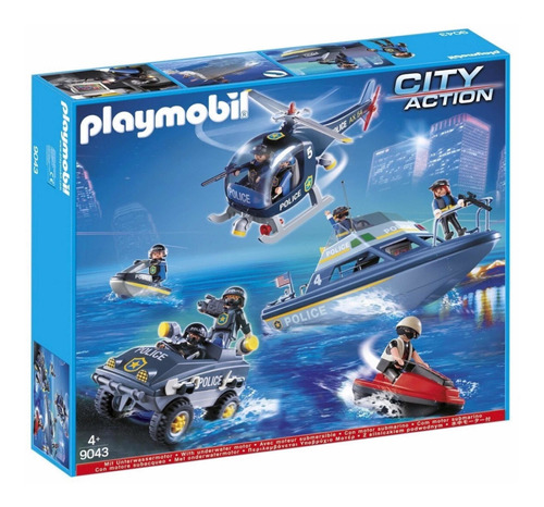 Playmobil 9043 Mega Set Fuerzas Especiales Caja Maltratada (Reacondicionado)