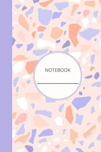 Libro: Notebook: Terrazzo Pattern Notebook, Size 6 X 9, 120 