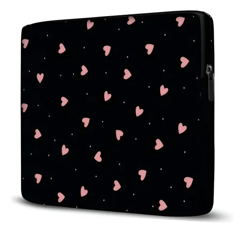Capa Case Pasta Maleta Notebook 15/15.6 Coração Pattern