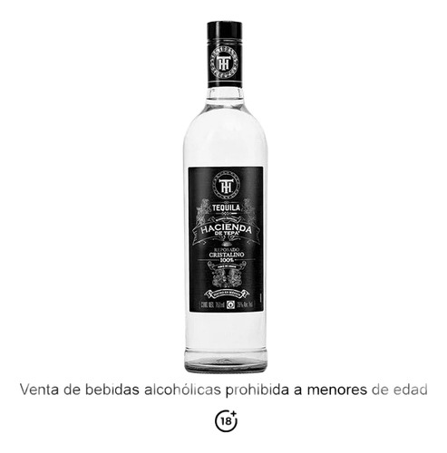 Tequila Hacienda De Tepa Reposado Cristalino 750 Ml