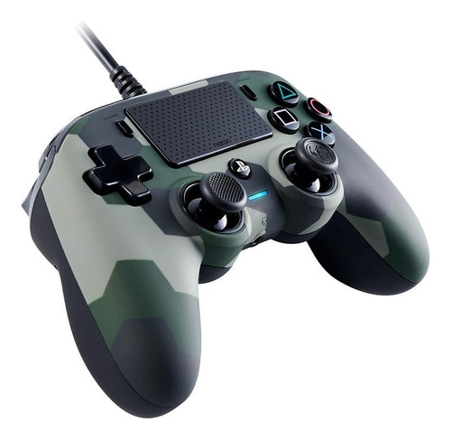 Imagen 2 de 5 de Joystick Nacon Wired Compact Controller For Ps4 Verde Camo