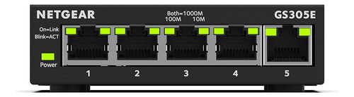 Switch De Red Administrado De 5 Puertos Gigabit Ethernet