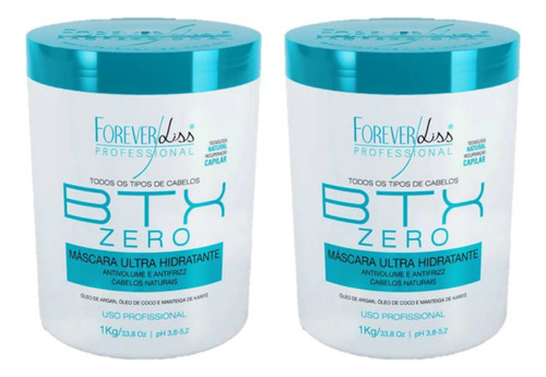 Forever Liss Botox Zero Ultra Hidratante 1kg ( 2 Unidades )