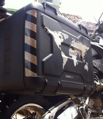 Imagen 5 de 8 de Etiqueta Reflectiva Malet Moto Klr Bmw Givi Vstrom Designpro