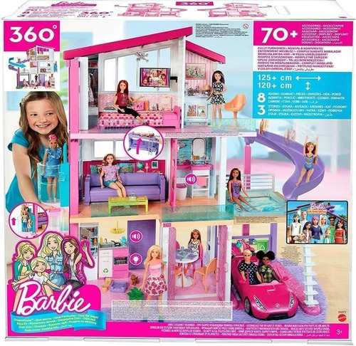 Casa De Ensueños De La Barbie Dreamhouse Mansion De 3 Pisos