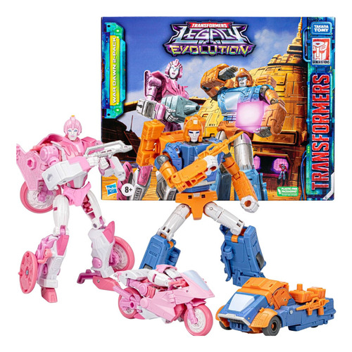 Juego Transformers Legacy Evolution War Dawn Erial Dion, Paq