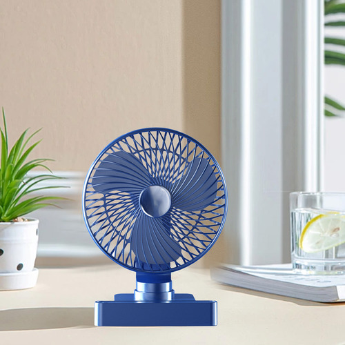 Ventilador De Mesa Creative, Recargable, Funciona Con Pilas,