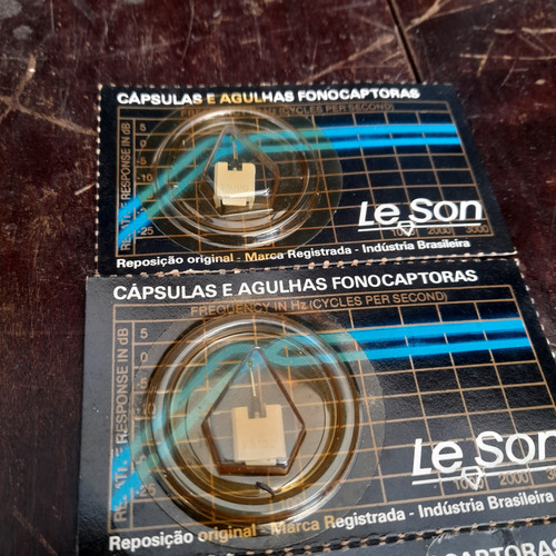 Imagem 3 de 6 de Agulha Toca Discos Vn 100s Le Son Antiga Lacrada 3 Unidades