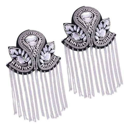 Charretera Fringe Borla Broches Decorativos Para Suéteres