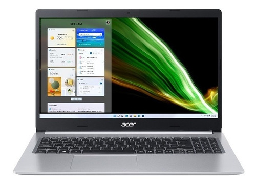 Notebook Acer Aspire 5 A515-54 plata 15.6", Intel Core i5 10210U  8GB de RAM 256GB SSD, Intel UHD Graphics 620 60 Hz 1920x1080px Windows 11 Home