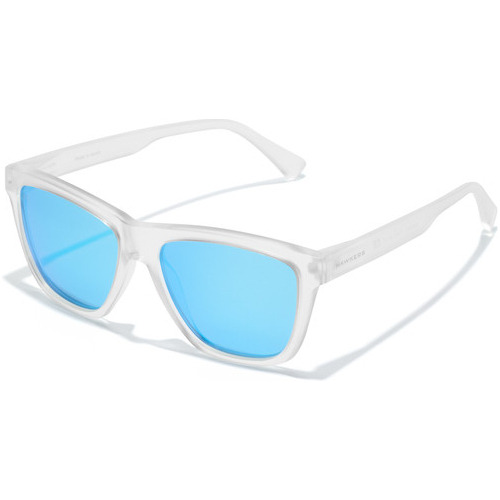 Anteojos De Sol Hawkers One Ls Clear Air Matte Blue Polar Lente Air Matte Blue Exclusive Armazón Translúcido Azul Y Rosa Diseño Sunrise
