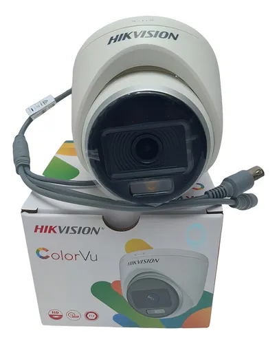 comprar Camara Hikvision Colorvu Domo 2mp Ip67 2.8mm Con Audio Color Blanco