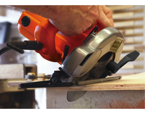 Imagen 7 de 8 de Sierra circular eléctrica Black+Decker CS1004 184mm 1400W naranja 60Hz 120V