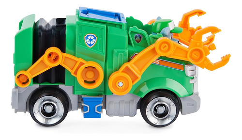 Paw Patrol, Rockys Deluxe Movie Transforming Toy Car Con Fig