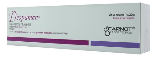 Despamen Solución Inyectable En Jeringa Prellenada 5 Mg/100 Mg/ml, 1 Jeringa Precargada 1 Ml