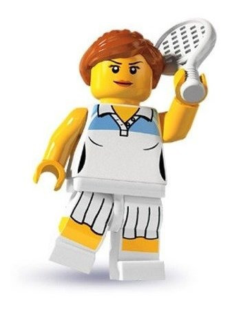 Lego: Minifigures Series 3&gt; Minifigura De Tenistas Femeni