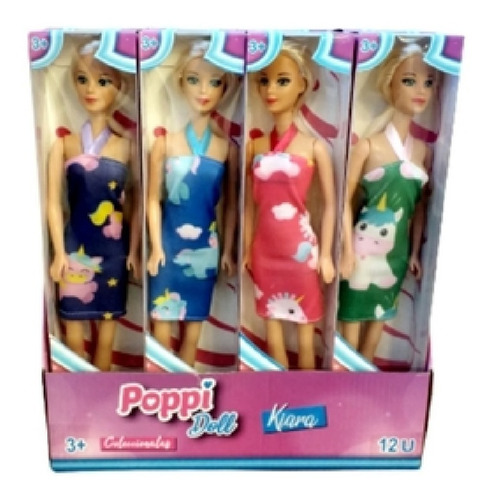 Muñeca Poppi Doll Kiara 30cm -varios Modelos B150 Cachavacha