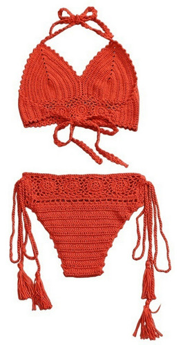 Conjunto De Bañador Separado Con Bikini Sexy Ahuecado