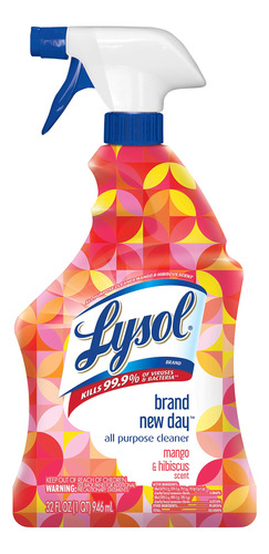 Lysol Limpiador Multiusos, Sanitizante Y Desinfectante, Para