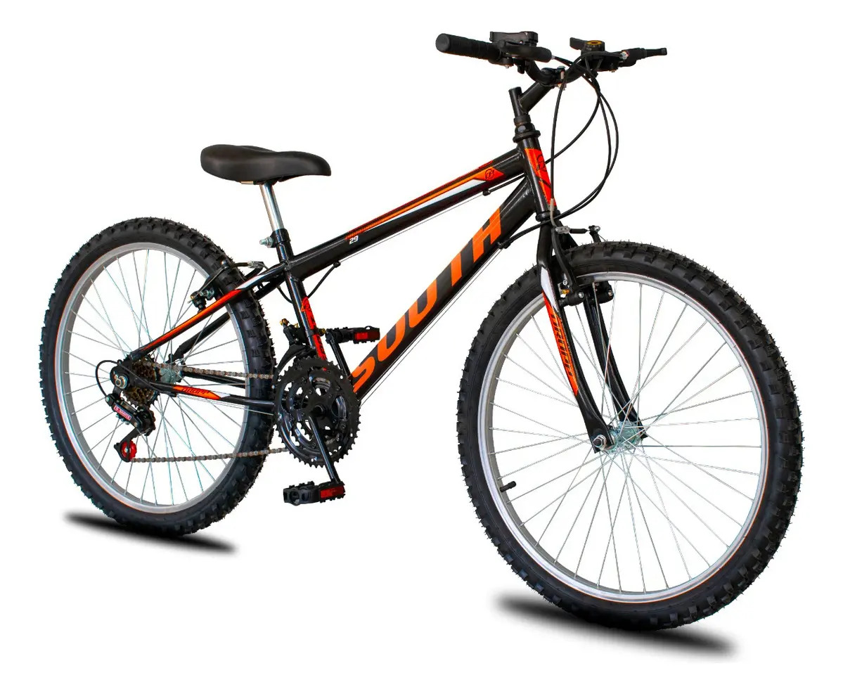 Bicicleta Aro 26 Laranja U