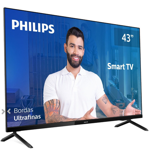 Imagem 2 de 9 de Smart Tv Philips 43 Polegadas Full Hd Sem Bordas Hdr Plus