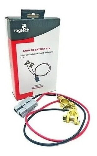 Cabo De Engate Para Bateria Externa Nobreak 12v Ragtech