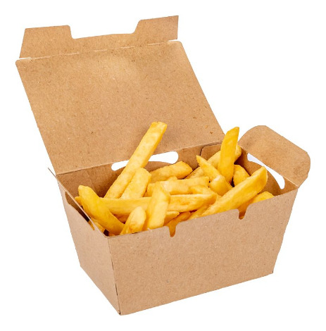 Caja Delivery Papas Fritas O Nuggets Fast Food X 50 Un