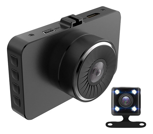 Grabador De Conducción De 3 Pulgadas Con Lente 1080p De Alta