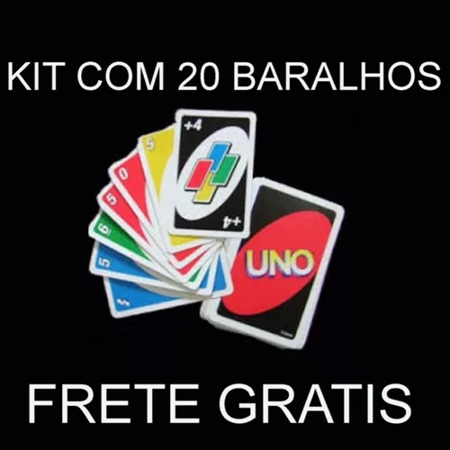 Jogo De Carta Uno Caixa Atacado 20 Baralhos Frete Grátis