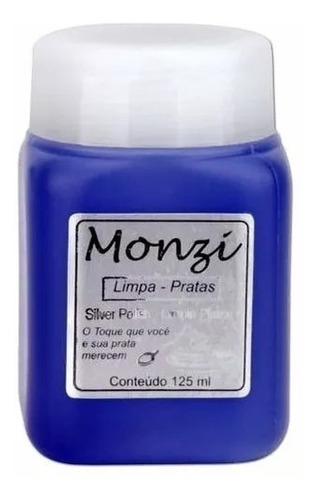 Limpa Prata Monzi Grande 125ml - Pronta Entrega