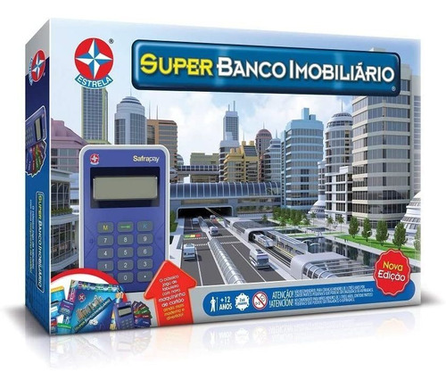 Jogo De Tabuleiro Super Banco Imobiliário - Estrela