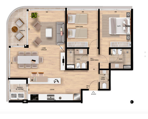 Imagen 10 de 13 de Venta Apartamento 2 Dormitorios A Estrenar Carrasco Boating - Ref 1106